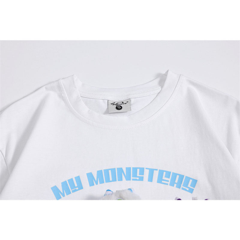 Camisetas streetwear Summer Vintage Elf Doll Casual Loose Short Sleeve T-Shirt