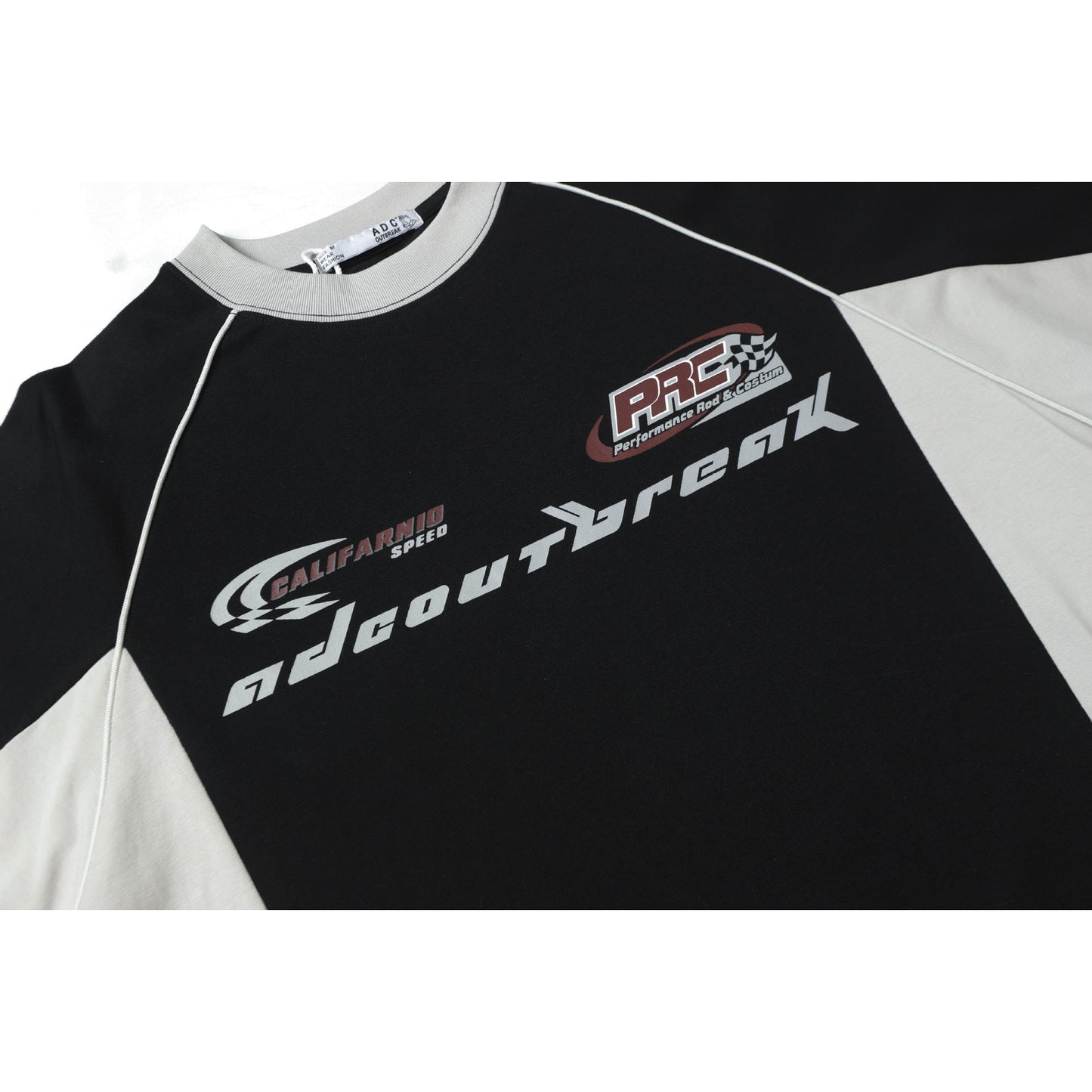 Hip Hop Clothing Summer Short Sleeve Loose Locomotive Racing Suit Sports T-Shirt Loose
