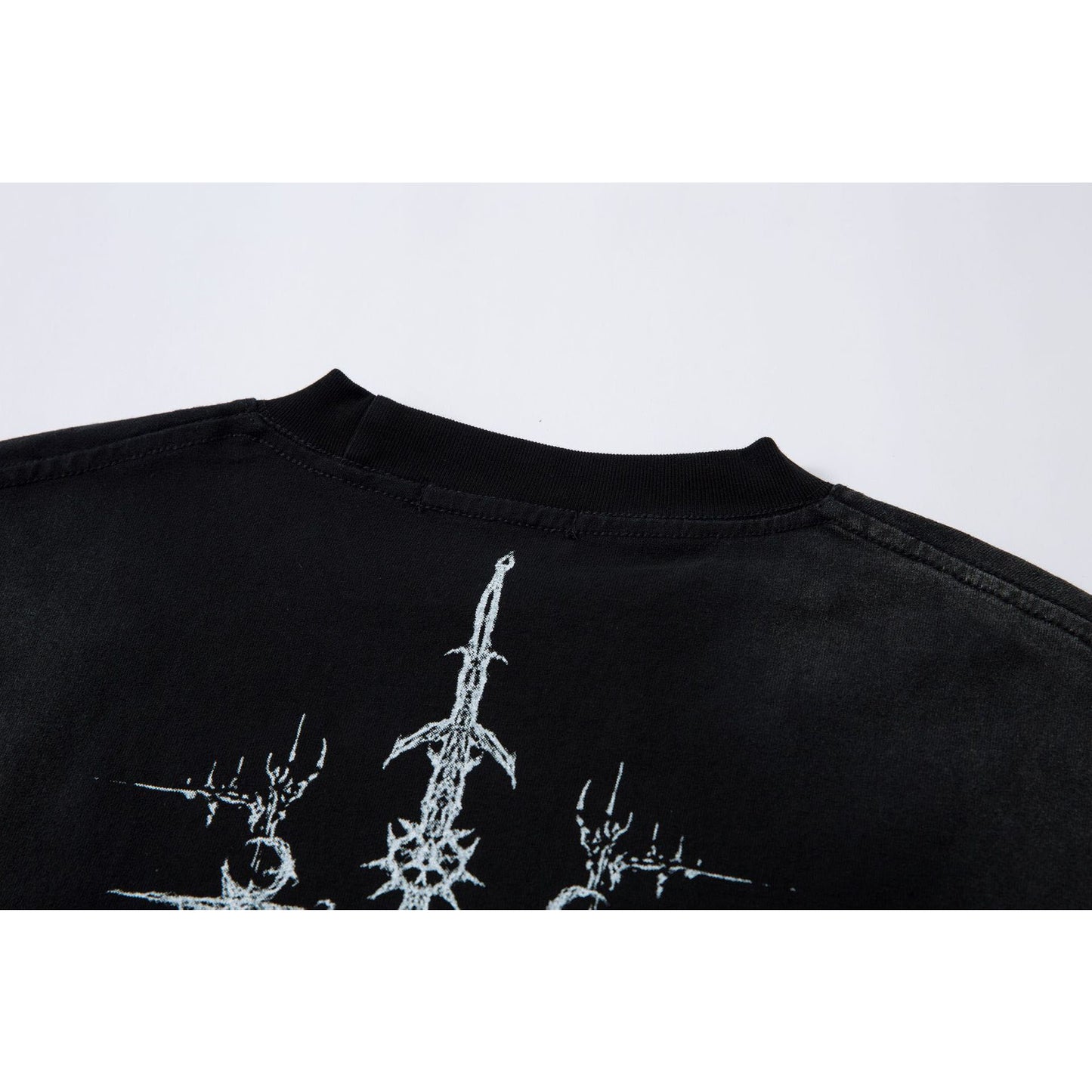 Hip Hop Clothing Summer Hip Hop Wash T-Shirt Short Sleeve