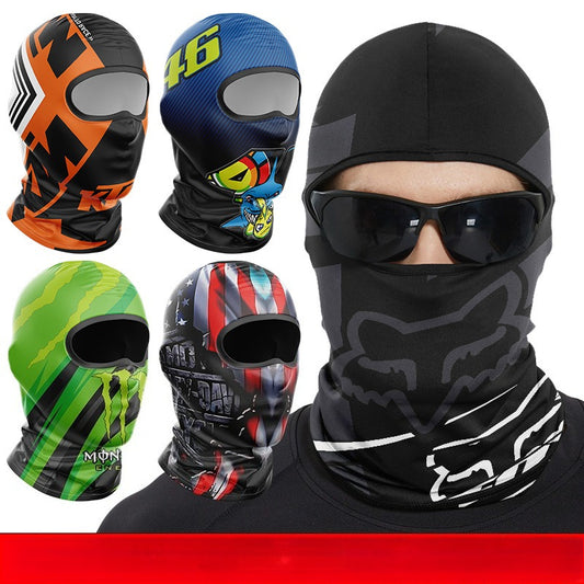 Cycling Windproof Hood Ice Silk Full Face Sunscreen