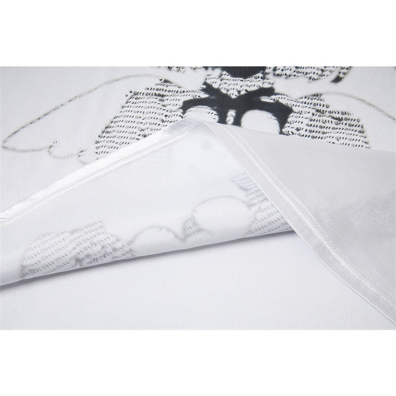 Hip Hop Shirts For Boys Loose Top Graffiti Short Sleeve T-Shirt