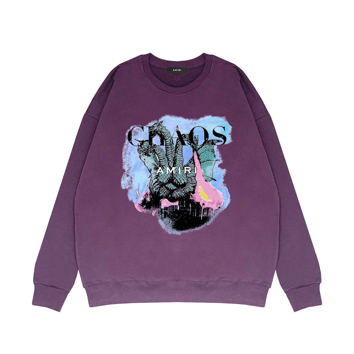 Amiri Sweatshirt Printed Trendy Pure Cotton