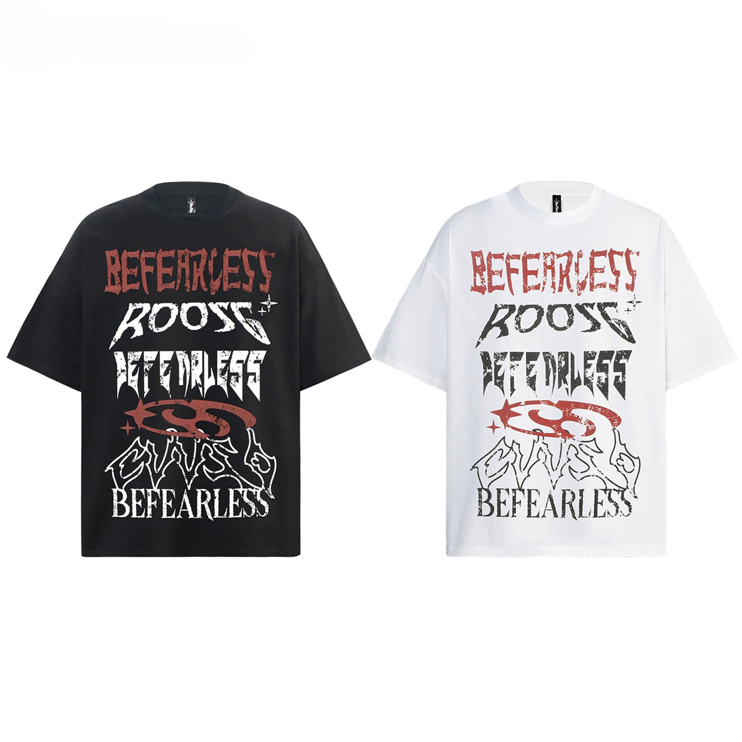 80s And 90s Vintage T Shirts Letter Men's and Women's Short Sleeve Summer Loose Top