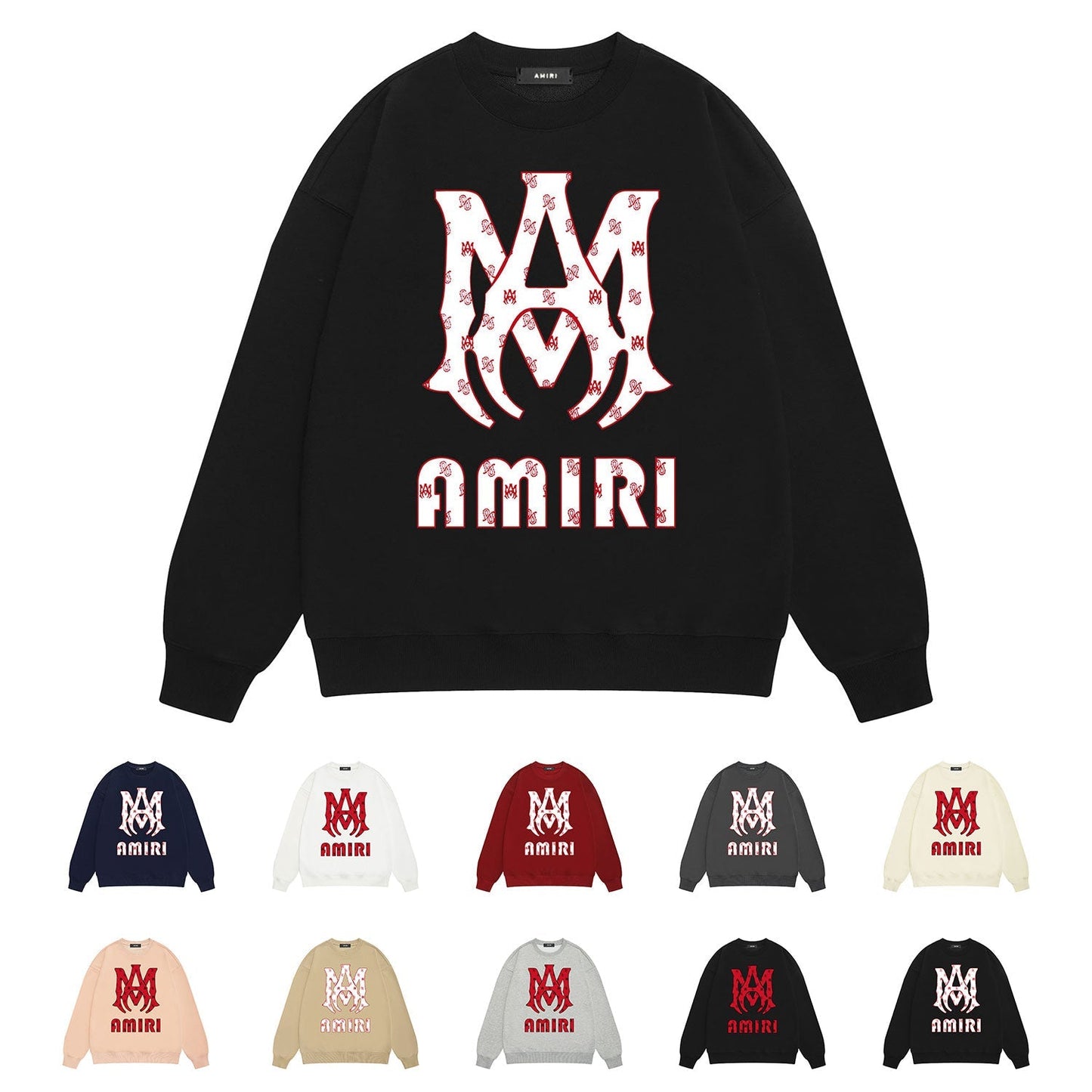 Amiri Sweatshirt Printed Trendy Pure Cotton