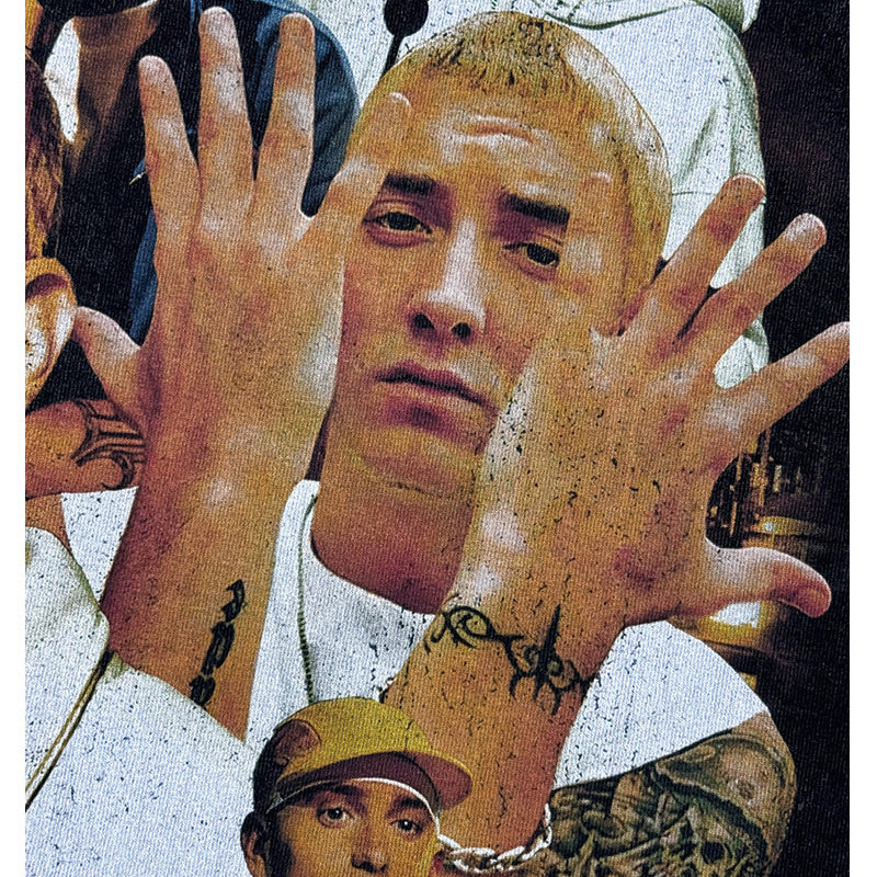 Cool t rapper vintage Eminem Eminem print hip hop short sleeve t-shirt