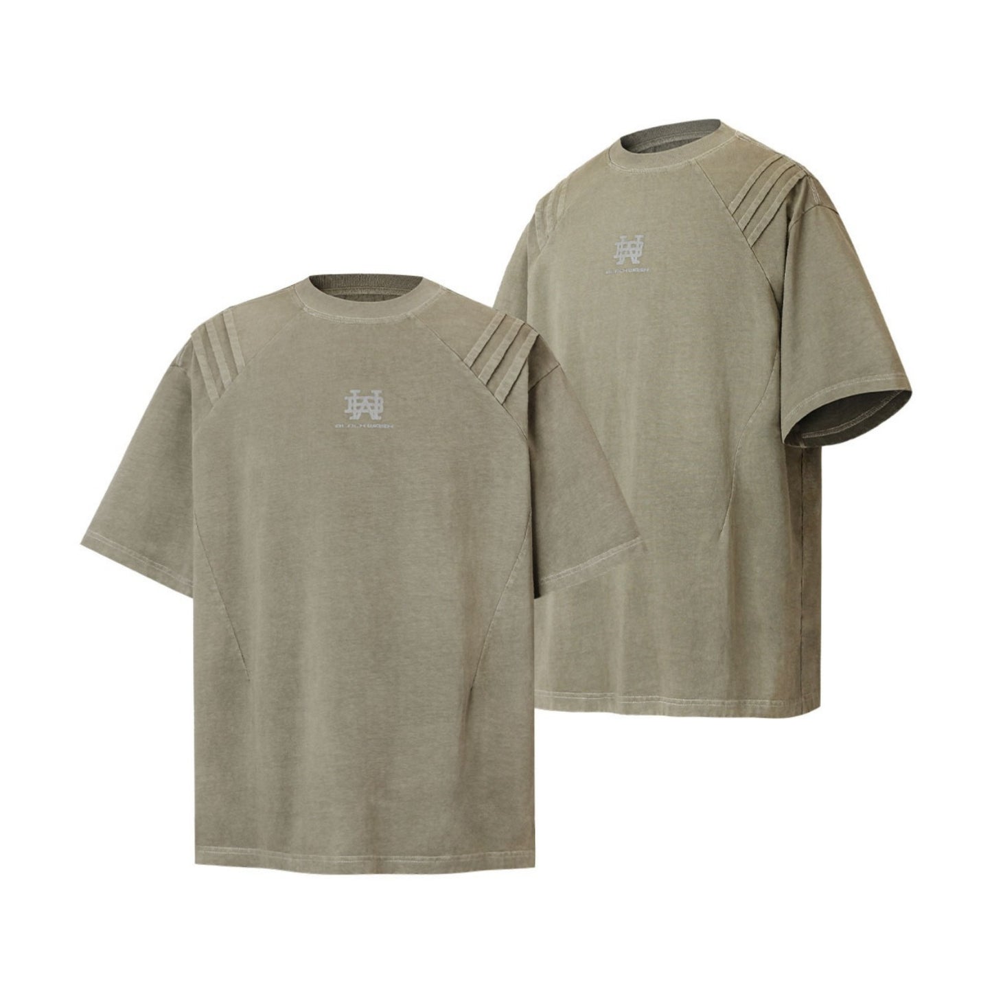 Unisex T-shirts Summer Men's Wash Short Sleeve T-Shirt