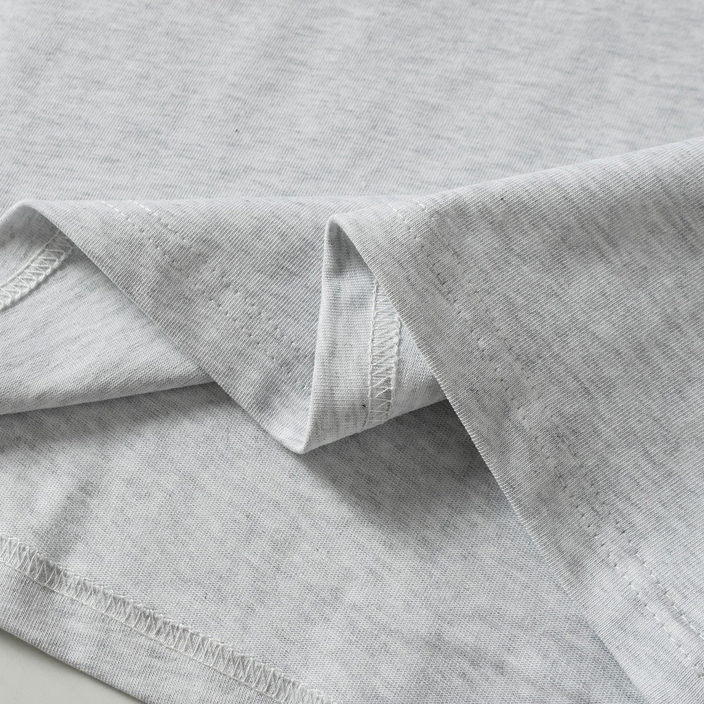 Nostalgia T Shirts Vintage Letter Embroidered Short Sleeve T-Shirt