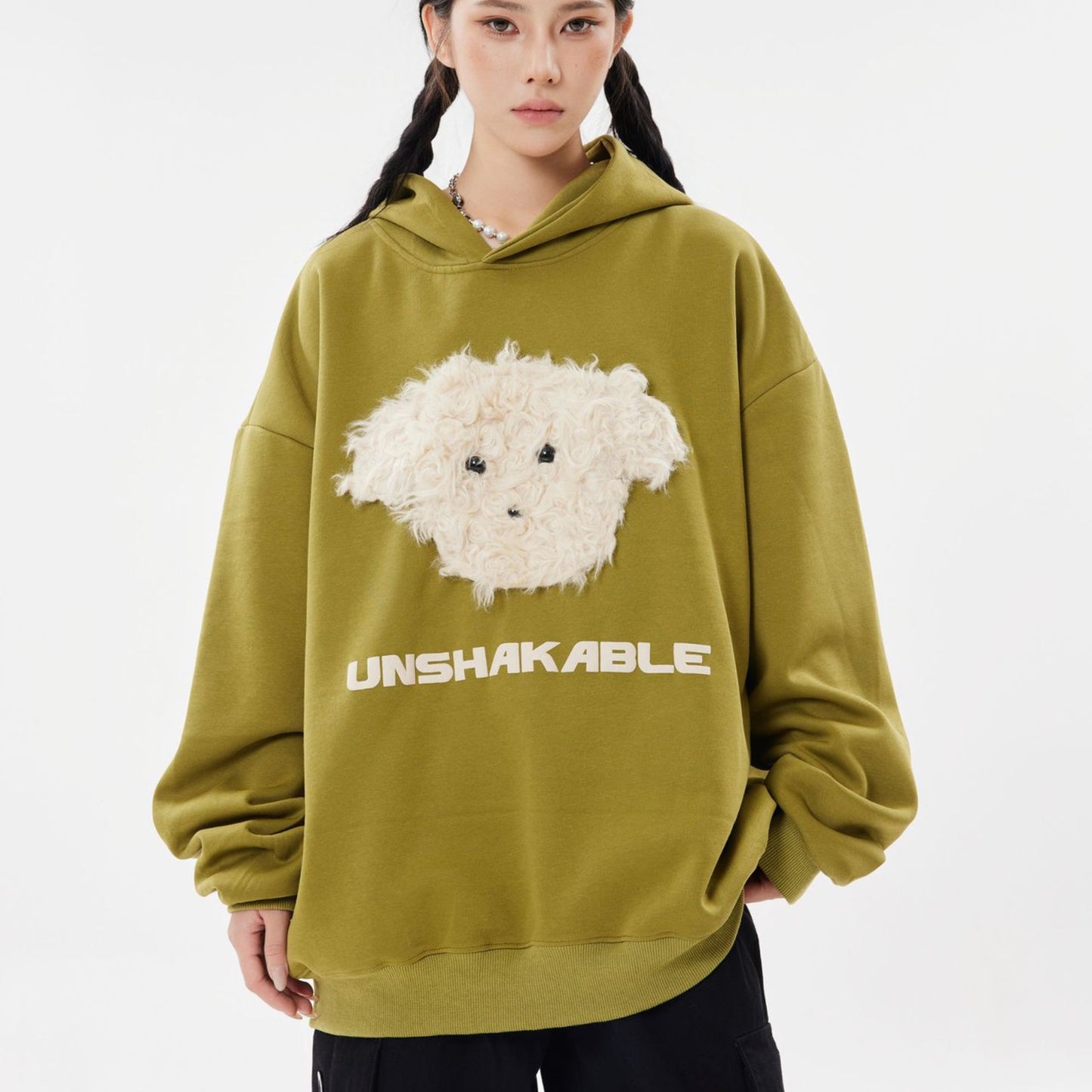 Vice streetwear puppy hooded sweater autumn and winter loose sweater