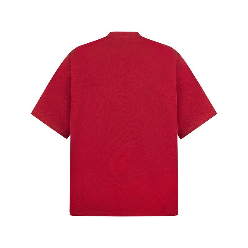Hip hop shirt summer vintage embroidered t-shirt short sleeve