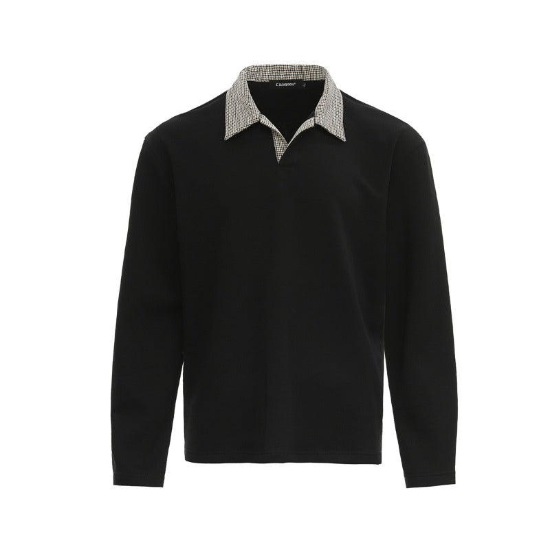 Unisex long-sleeved shirt autumretropolo shirt lapel