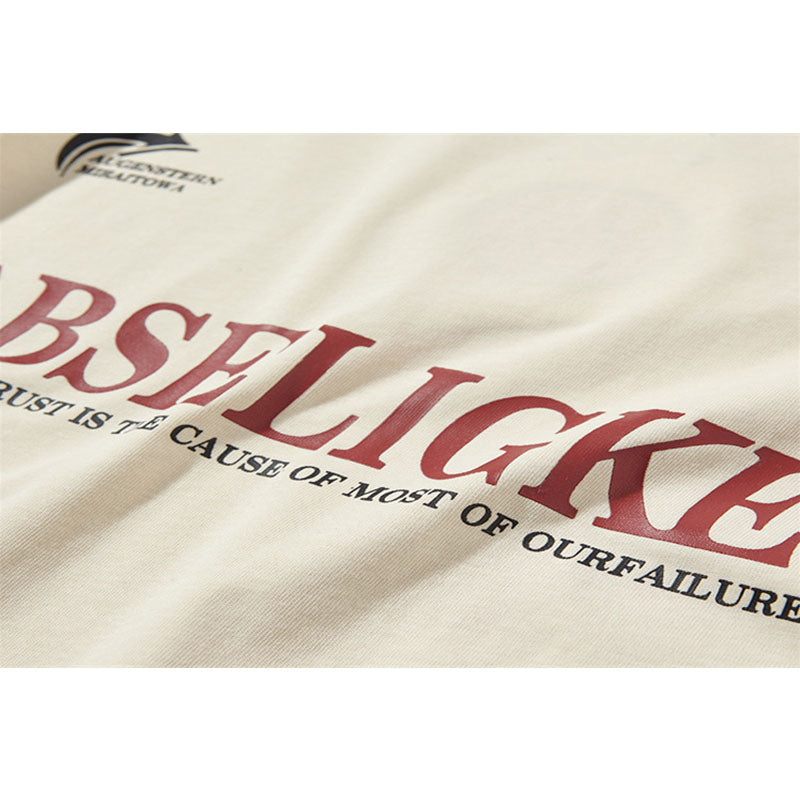 New York Hip Hop Style Short Sleeve T-Shirt Sports Loose Men's Summer Alphabet Print Top