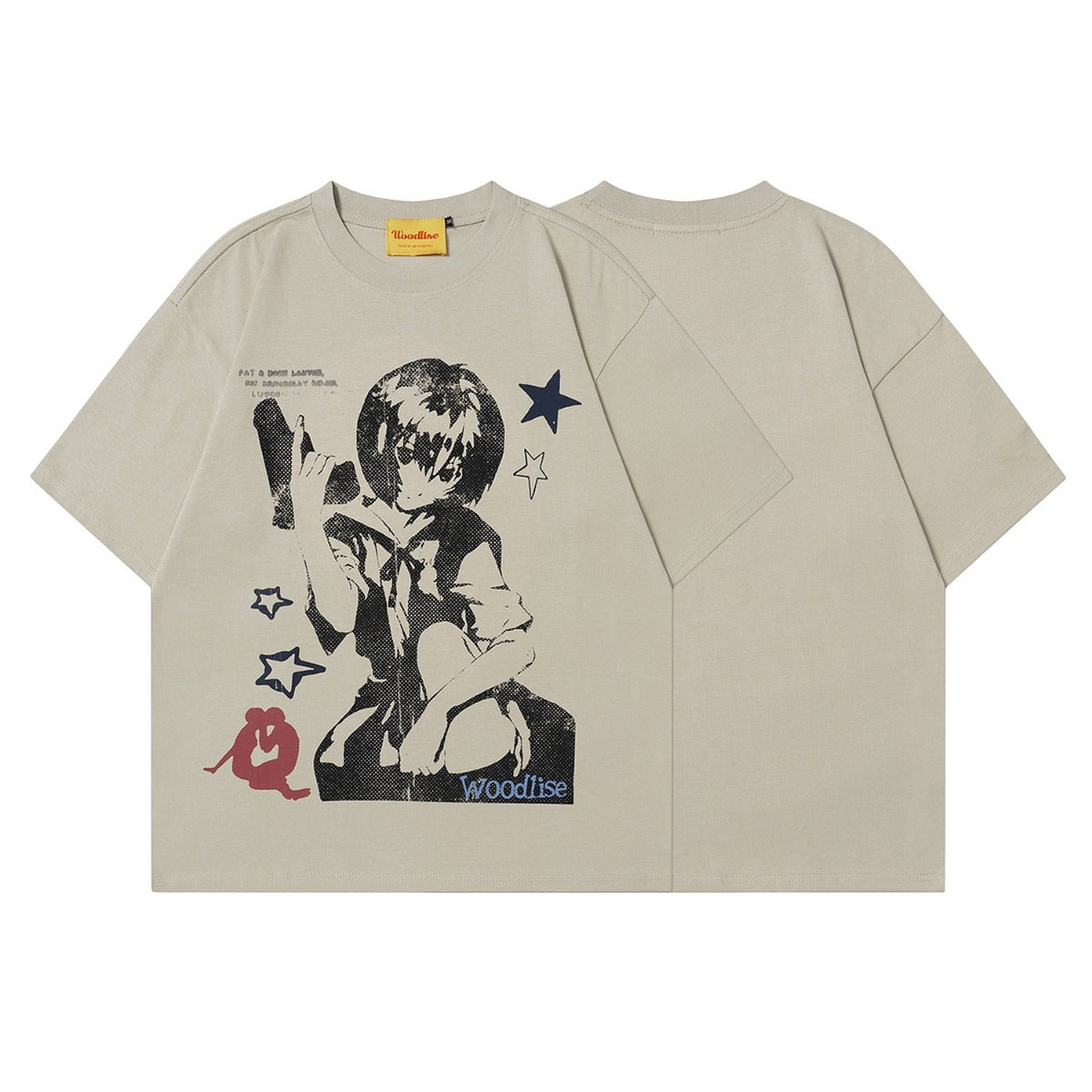 90s West Coast Hip Hop Fashion T Shirts Summer Vintage Loose Crew Neck Short Sleeve T-Shirt