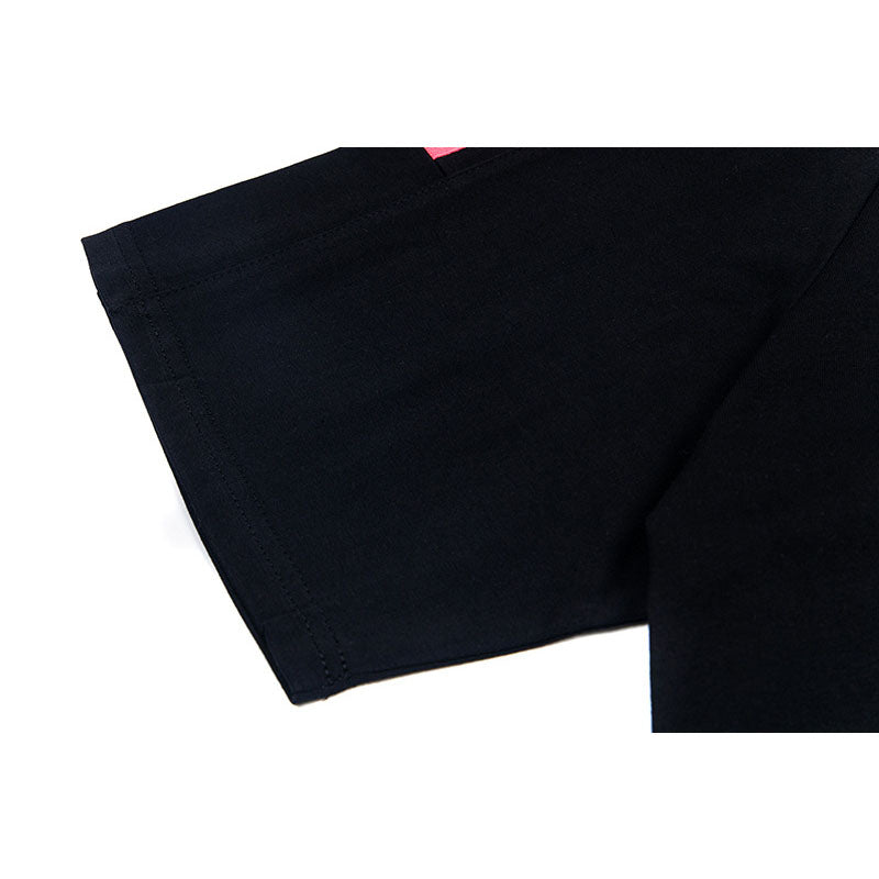 Hip Hop Clothes New York Embroidered T-Shirt Loose Short Sleeves