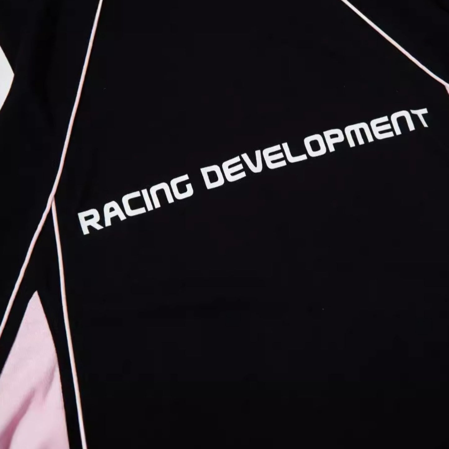 Racing oversized t shirt compound locomotive style t-shirt short sleeve