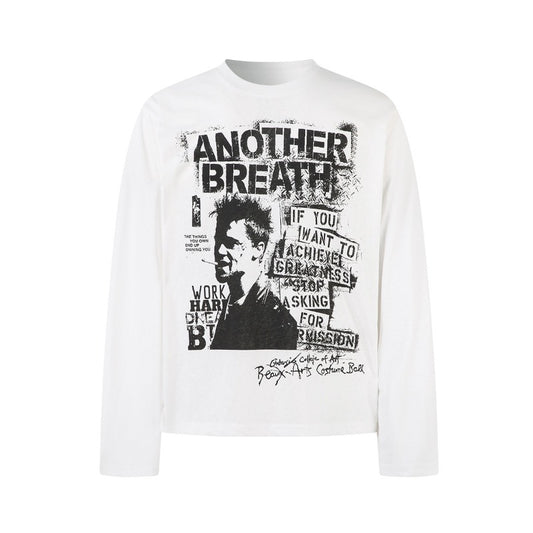 Unisex long-sleeved shirt autumretro punk