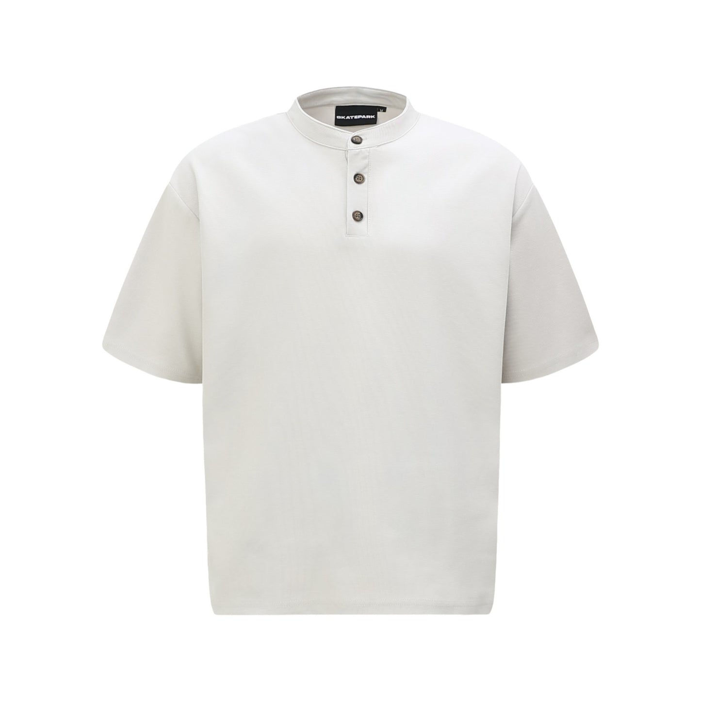 T shirt vintage usa summer open neck stand-up collar T-shirt short sleeve