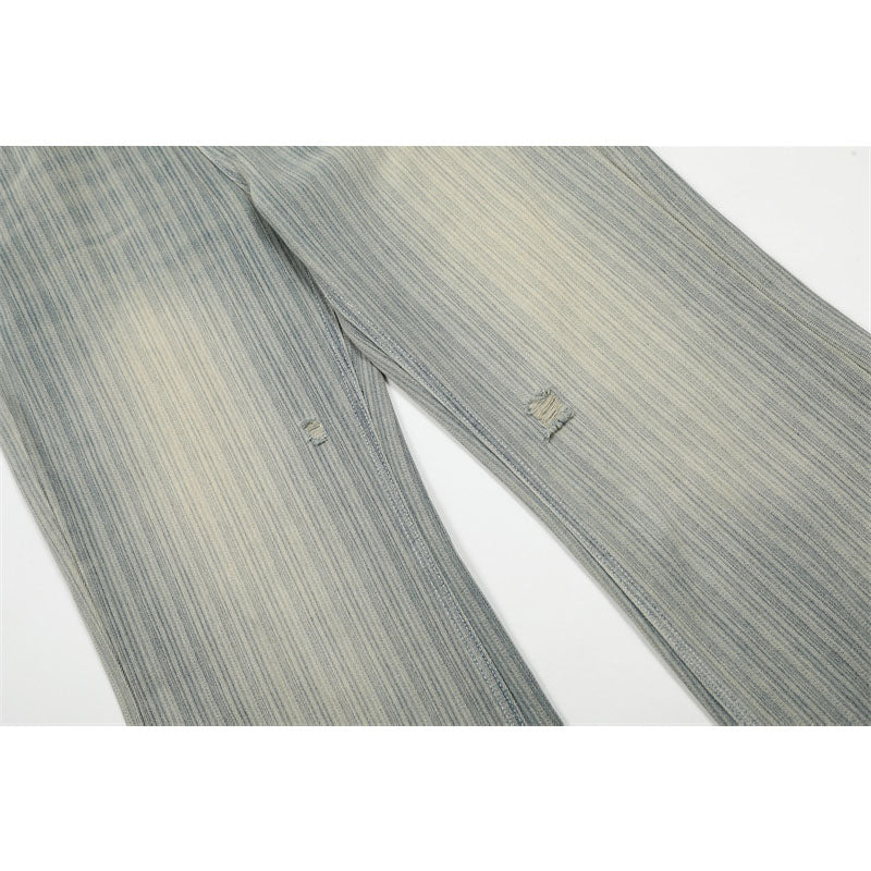 Casual Street Wear Retro Straight Jeans Fall Loose