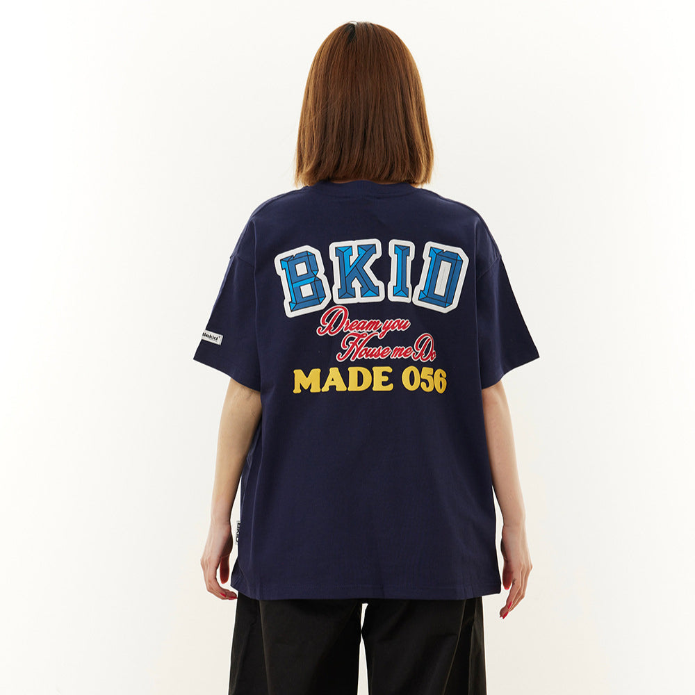 Hip Hop Clothes New York Vintage Summer Casual Loose Short Sleeve T-Shirt