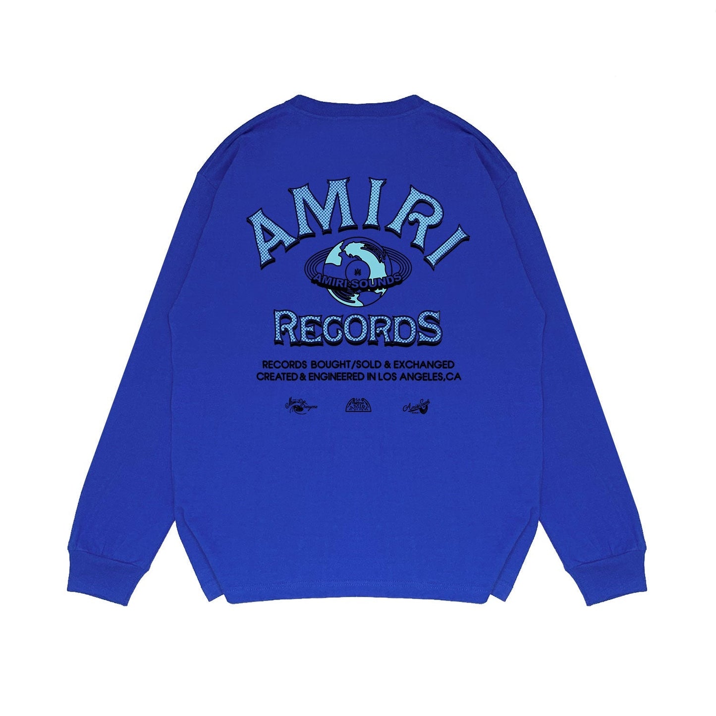 Amiri Long Sleeved Shirt Printed Trendy Pure Cotton