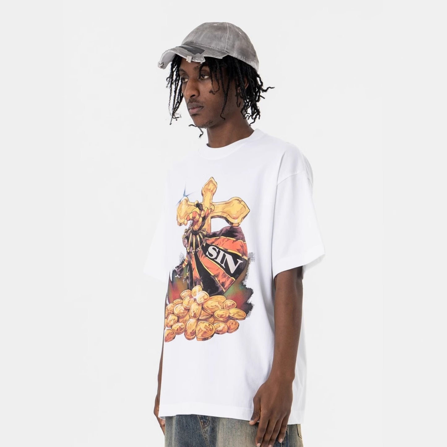 Vic Streetwear Summer Casual Short Sleeve T-Shirt