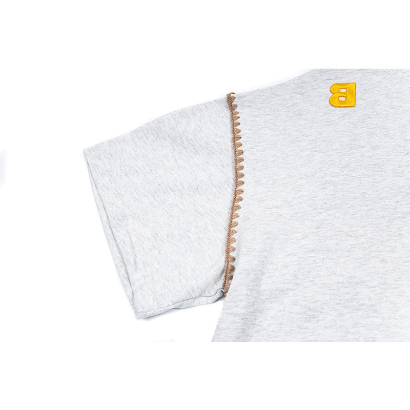 Hip Hop Clothes New York Vintage Embroidered Crew Neck Short Sleeve T-Shirt Summer Loose Top