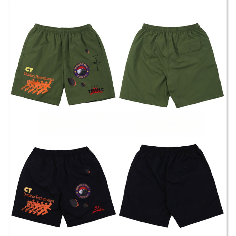Vic Streetwear Summer Hip Hop Loose Sports Shorts