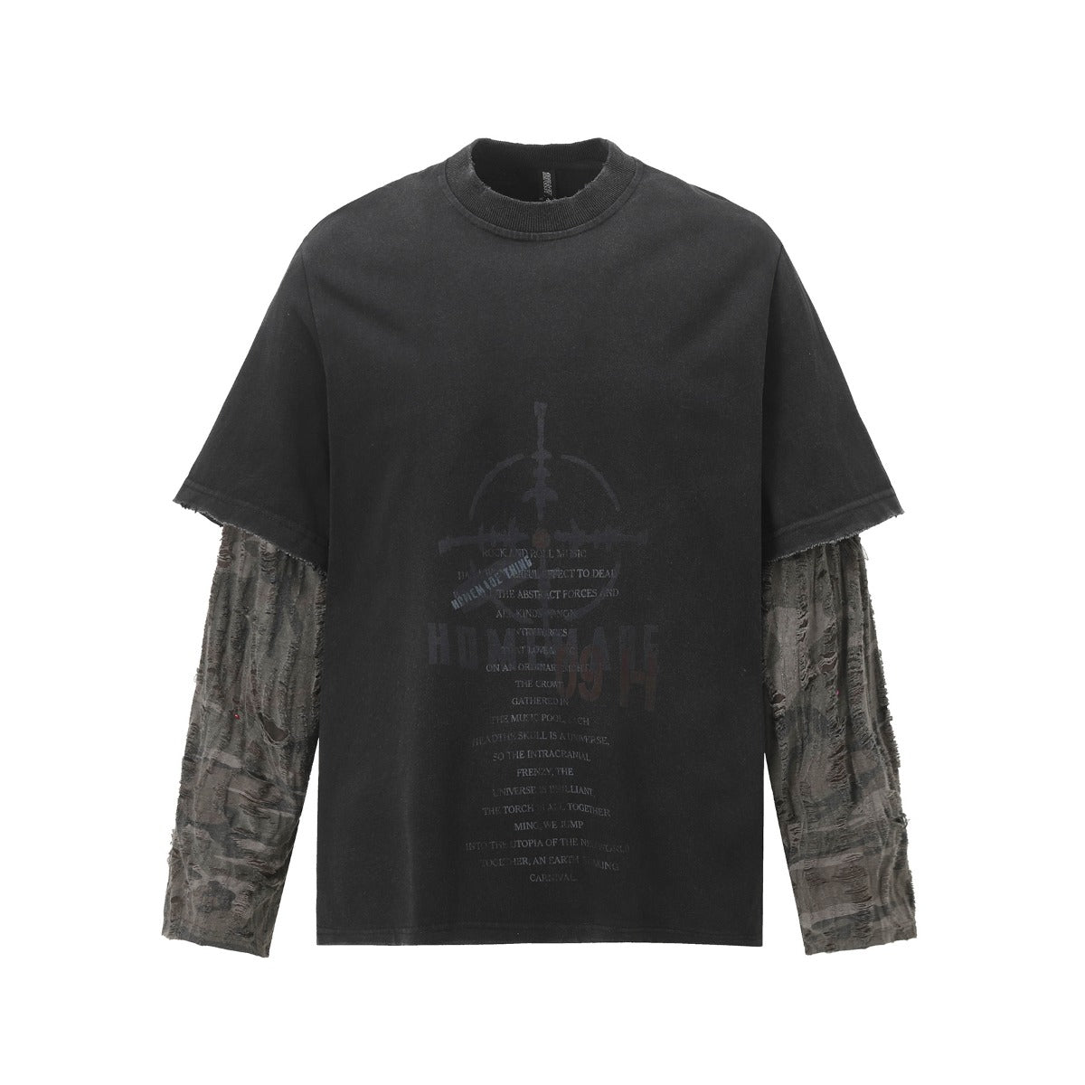 Remeras rock nacional autumn wash t-shirt long sleeves