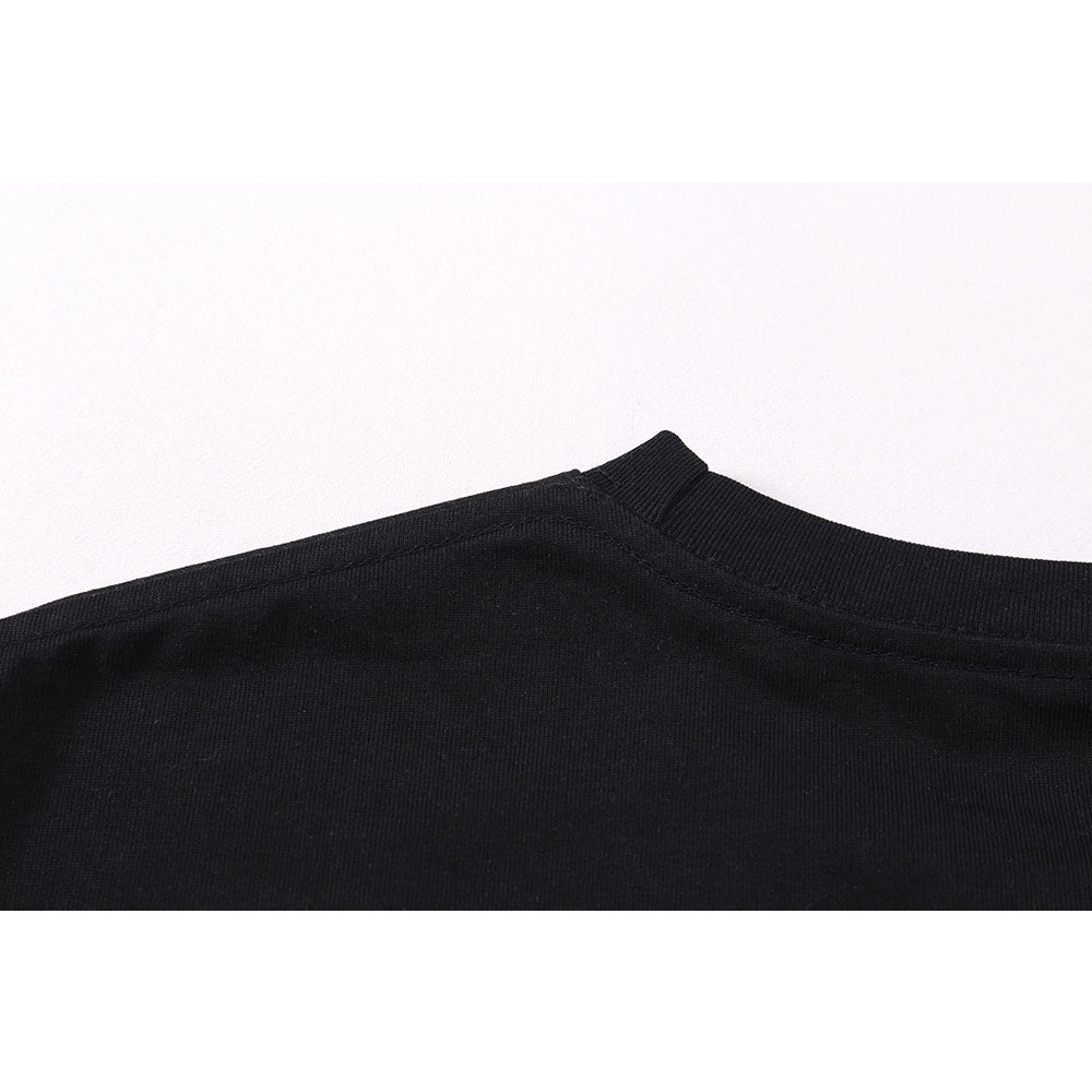Nostalgia T Shirts Vintage Summer Short Sleeve T-Shirt Embroidered Crew Neck Loose Top