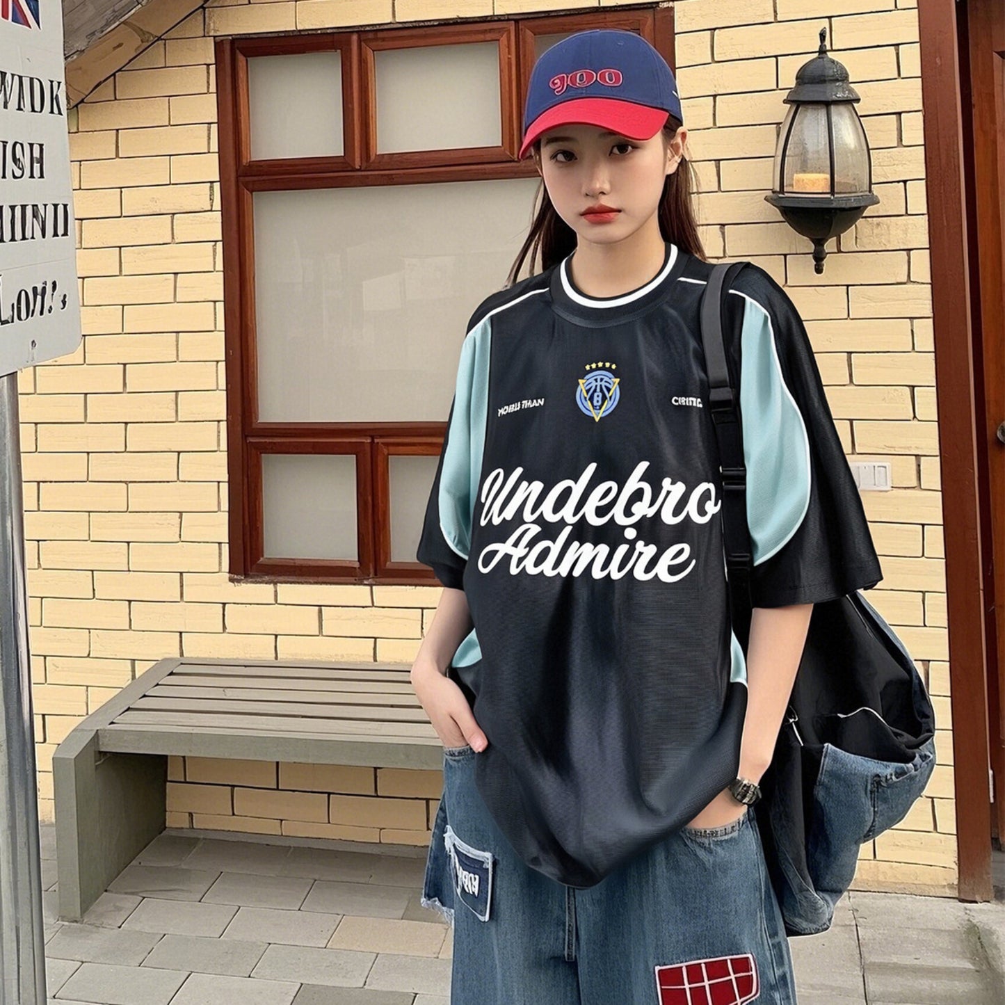 Hip Hop Clothing Summer Short Sleeve Loose Hiphop Quick Drying Sweatshirt T-Shirt