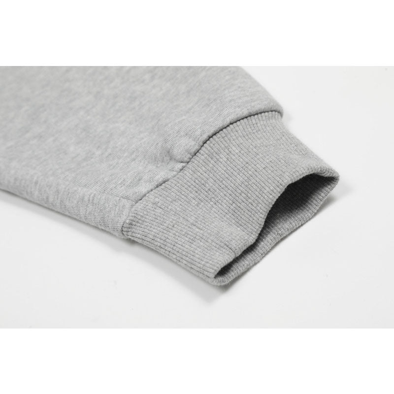 Streetwear Hoodie Zip-Up Lapel Sweater Winter Loose Casual Top