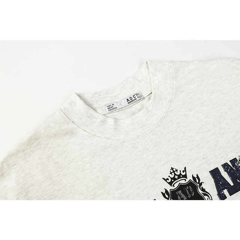 Marcas De Streetwear Ghost Print Long Sleeve T-Shirt