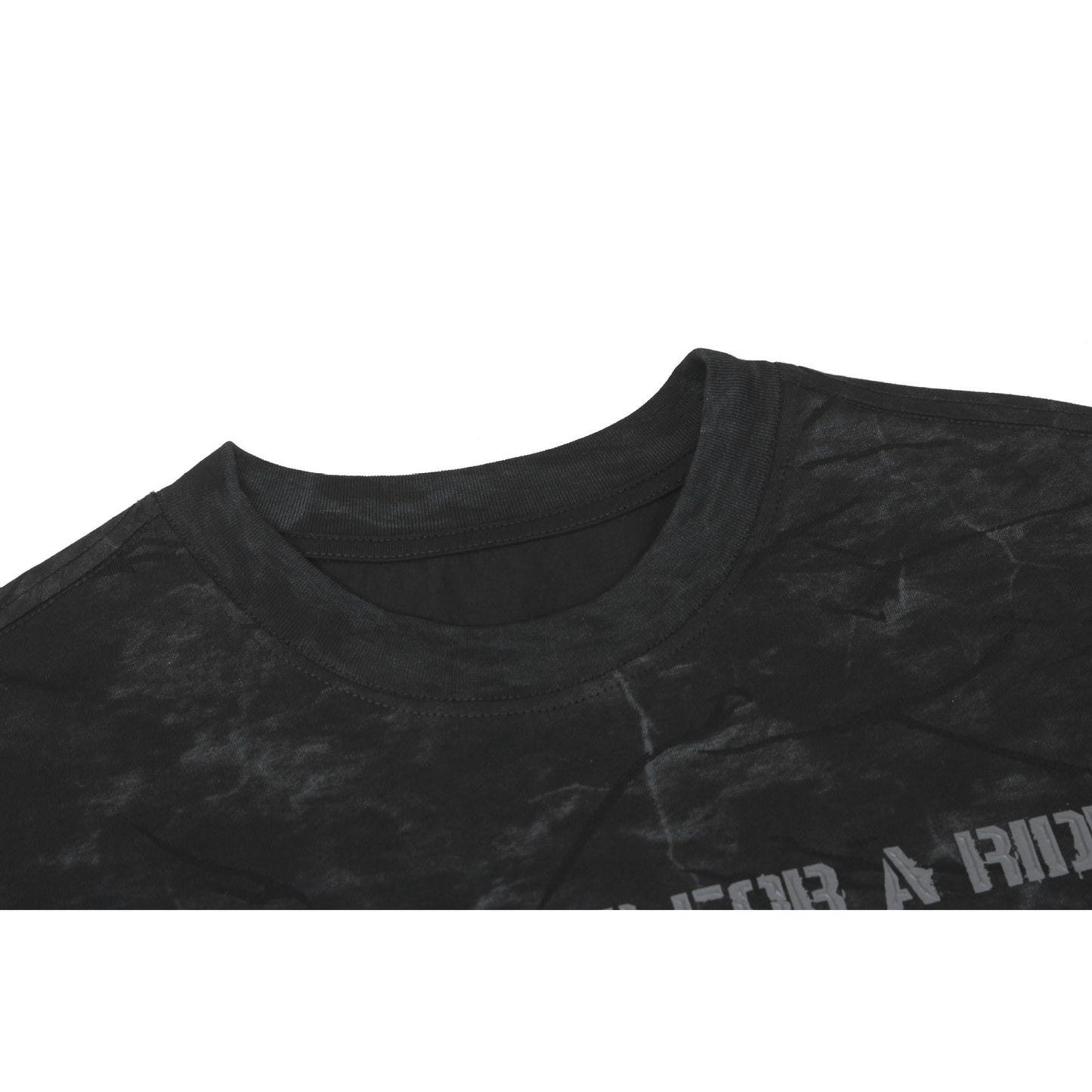 Hip Hop Clothing Summer Hip Hop Wash Tie Dye Old Short Sleeve T-Shirt