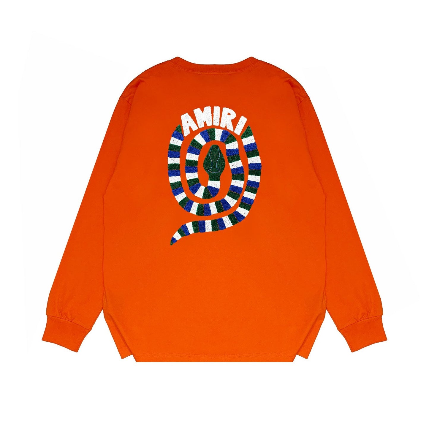 Amiri Long Sleeved Shirt Printed Trendy Pure Cotton