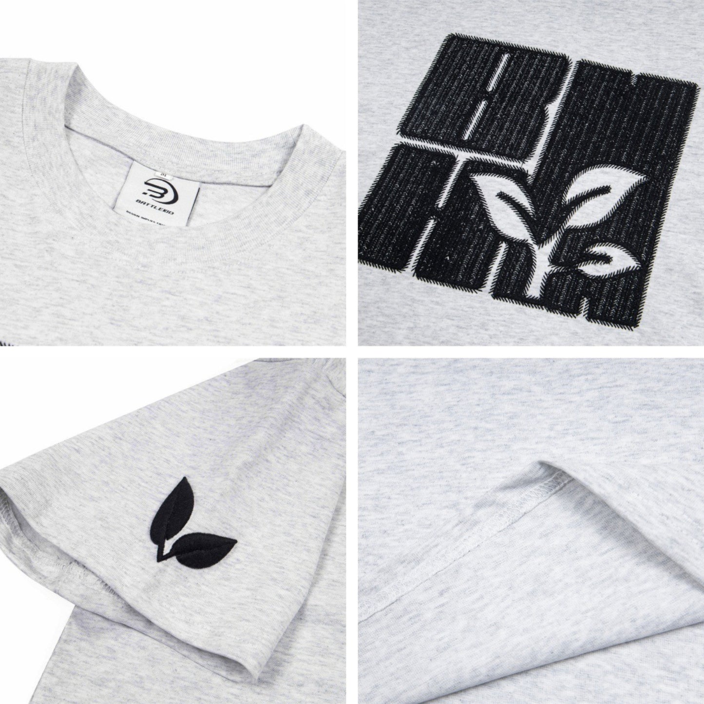 USA Vintage T-Shirt Heavy Industry Embroidery Men's Summer