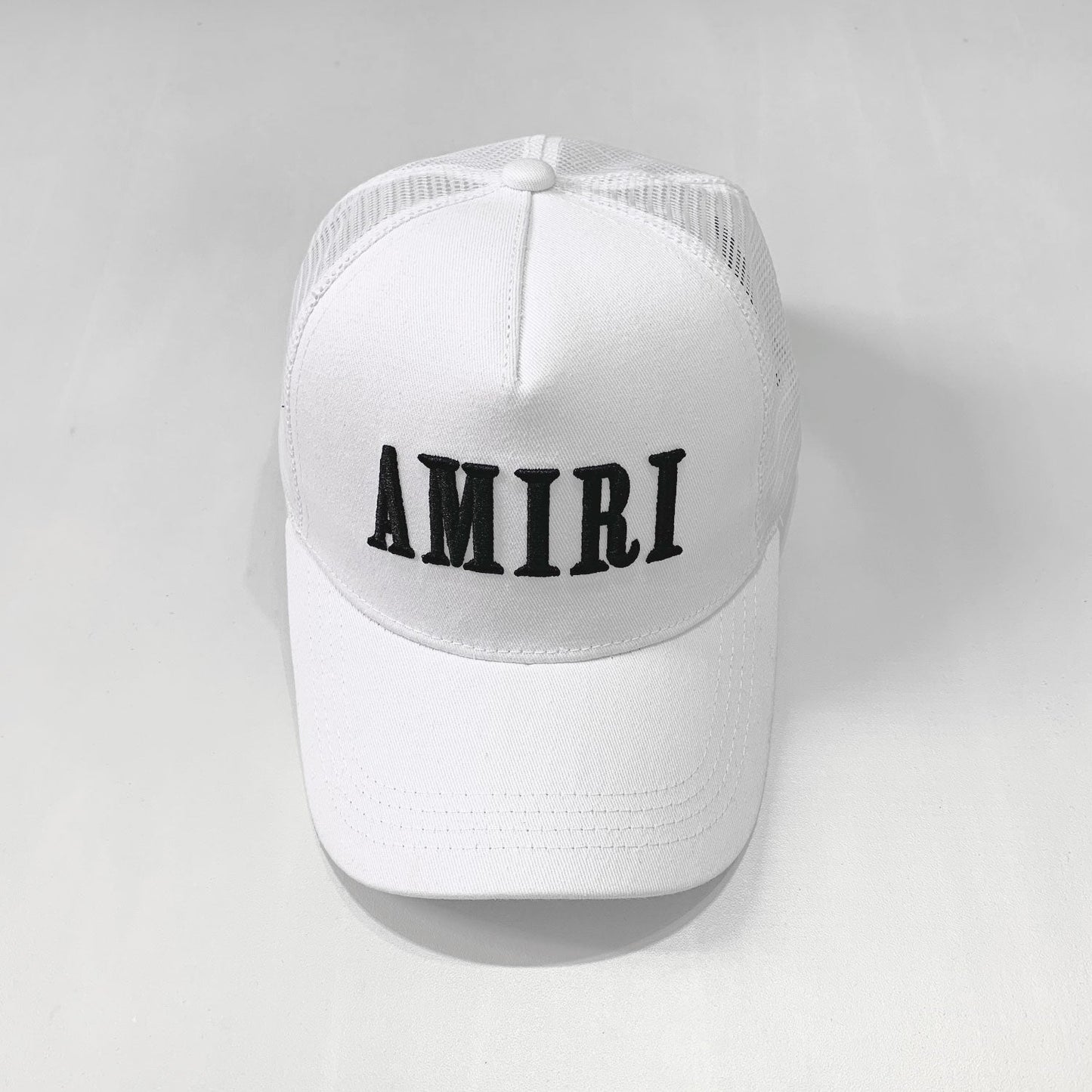 Amiri Hat Peaked Cap Sunshade Beach Casual Hat Adjustable Metal Lock Baseball Cap