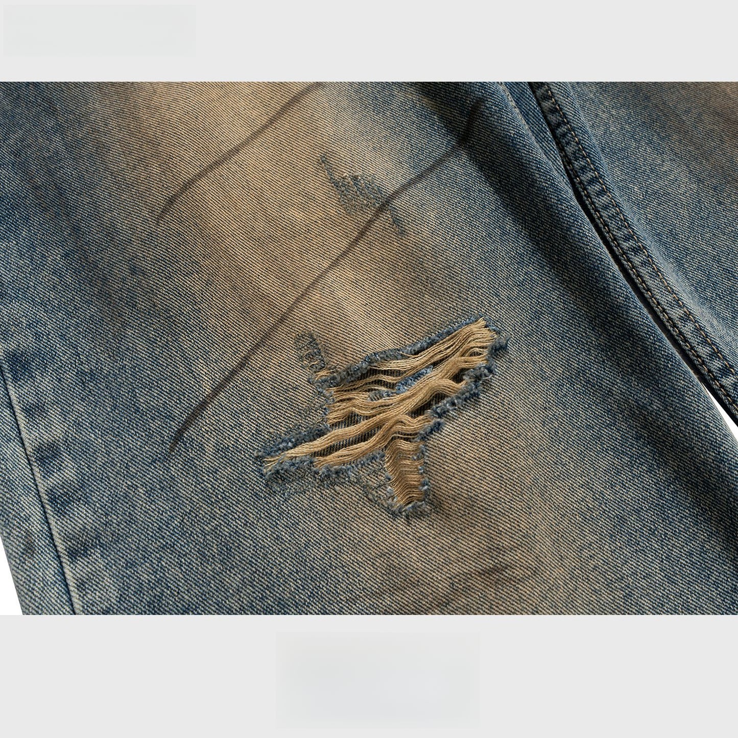 Rock Revival Jeans Embroidery Wash Old Trousers Ripped Jeans