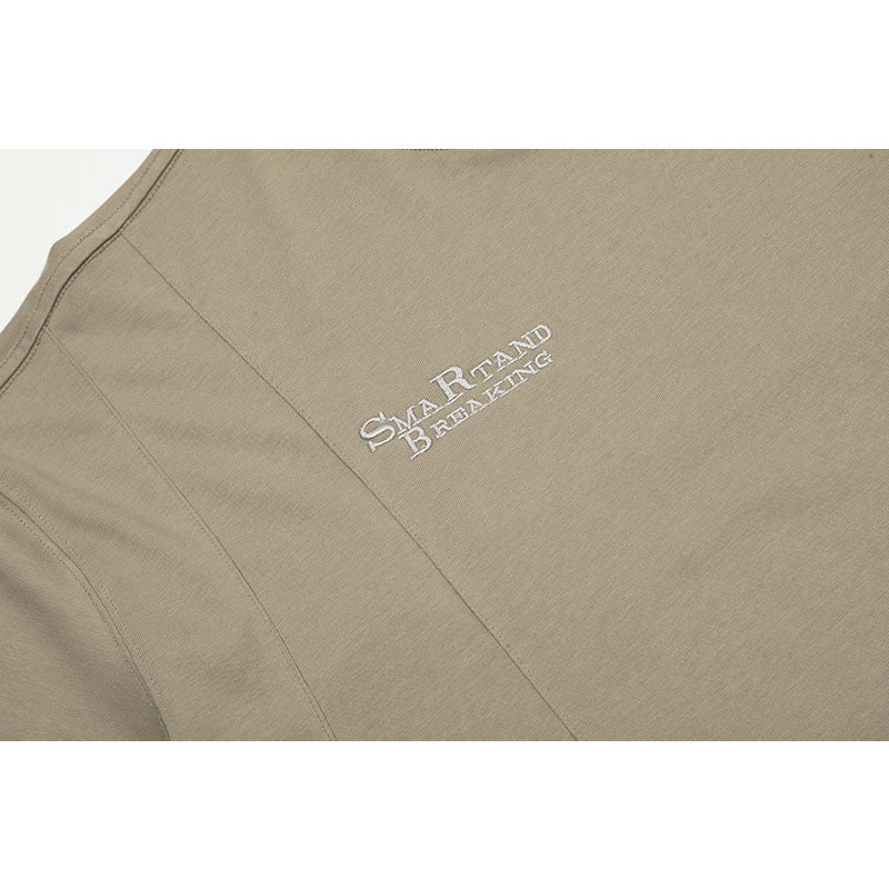 Marcas De Streetwear Vintage Embroidered Short Sleeve T-Shirt Loose Top