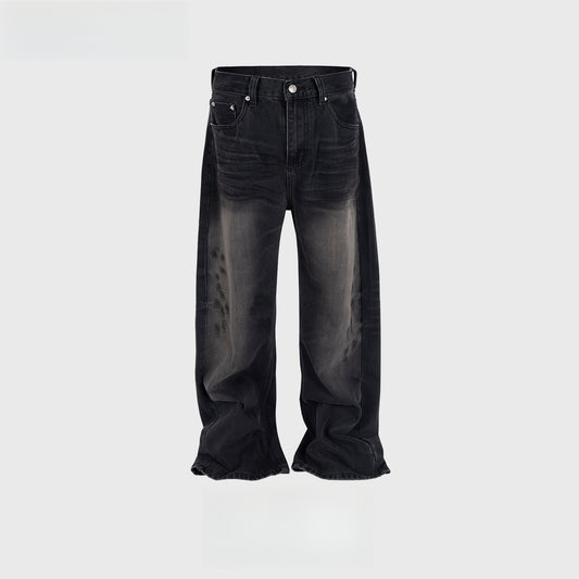 Rock Revival Jeans Vintage Hip Hop Make Old Denim Straight Pants Trousers