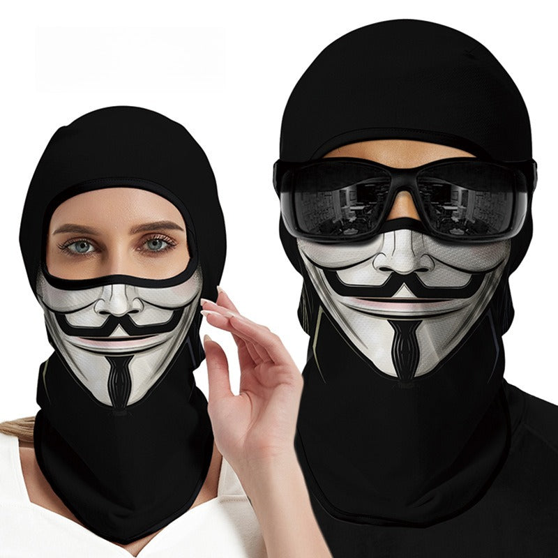 Cycling Windproof Hood Face Protection Men's and Women's