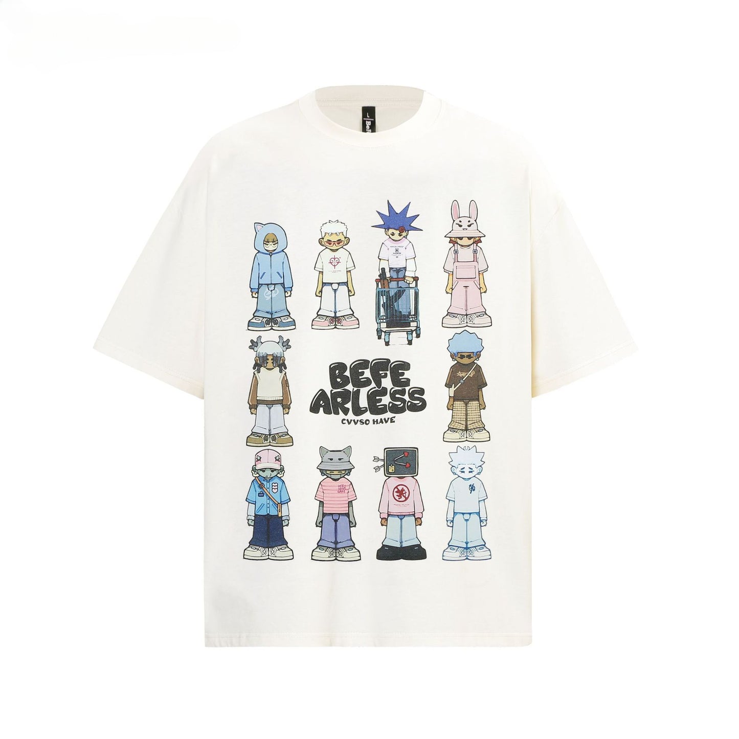 80s And 90s Vintage T Shirts Men's and Women's Short Sleeve T-Shirts Summer Loose Tops