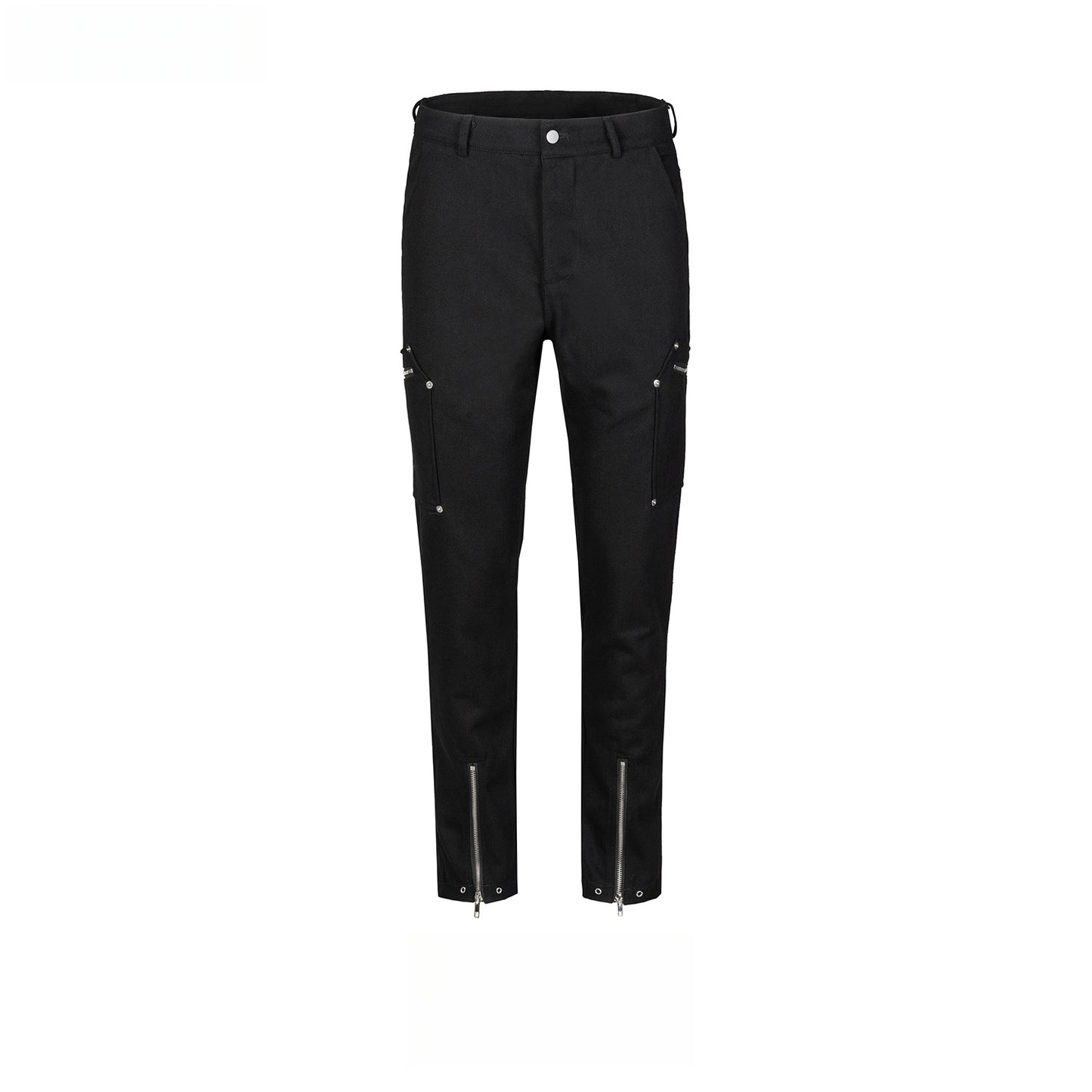 Rock Revival Jeans Hip Hop Zip Pants Long Pants Slim-Fit Casual Pants