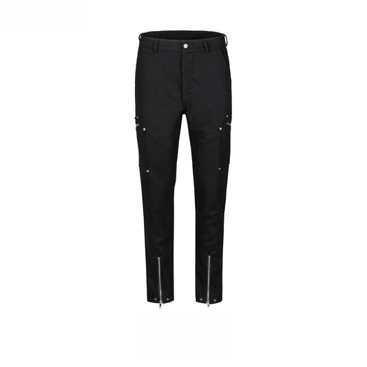 Rock Revival Jeans Hip Hop Zip Pants Long Pants Slim-Fit Casual Pants