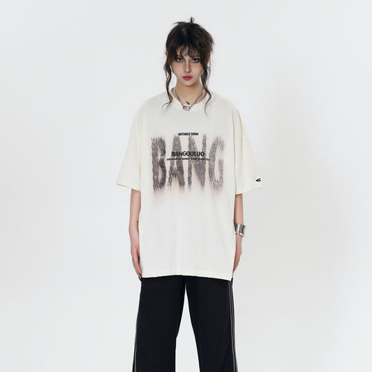 Hip hop clothing new york summer short sleeve vintage t-shirt
