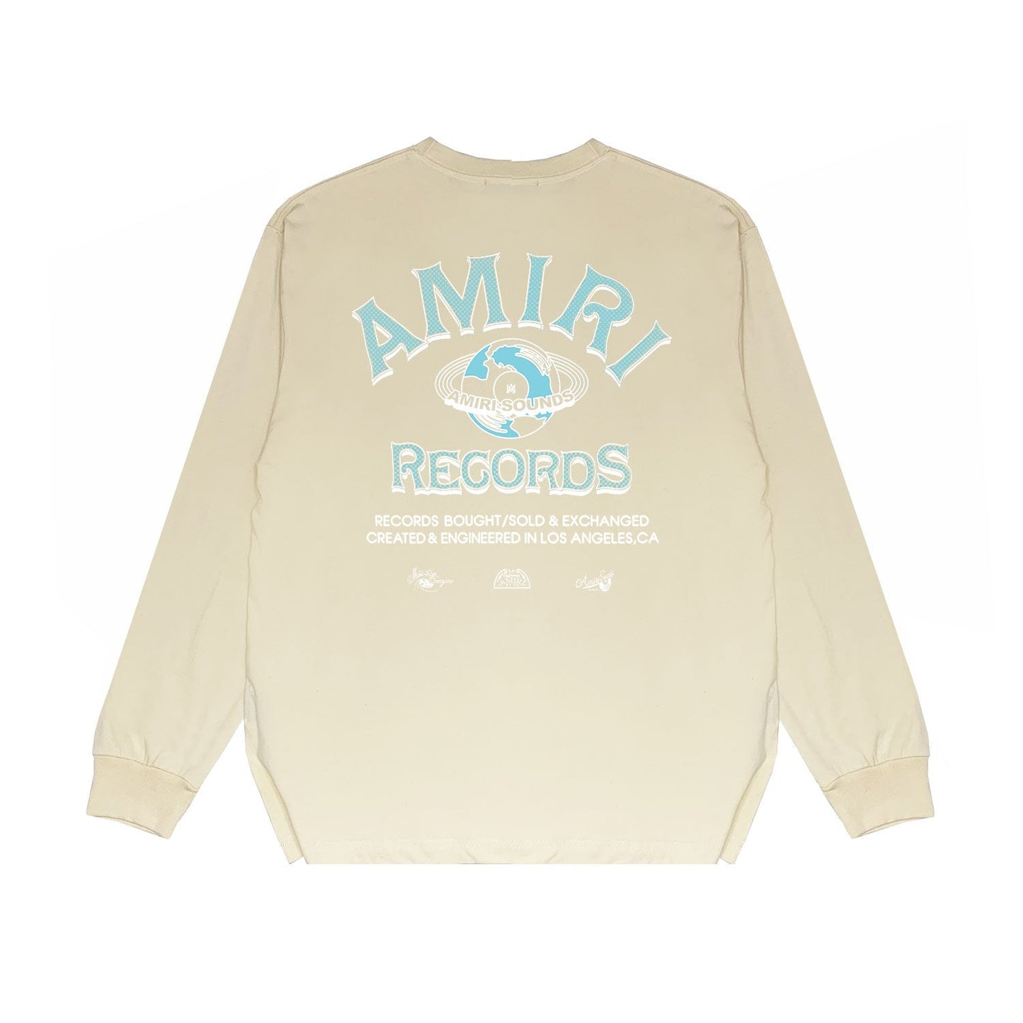 Amiri Long Sleeved Shirt Printed Trendy Pure Cotton