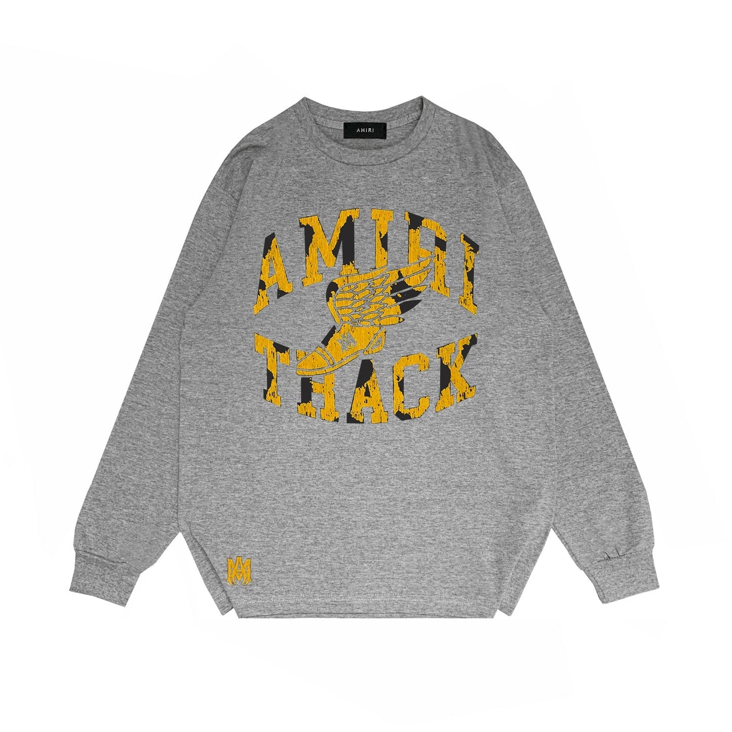 Amiri Long Sleeved Shirt Printed Trendy Pure Cotton