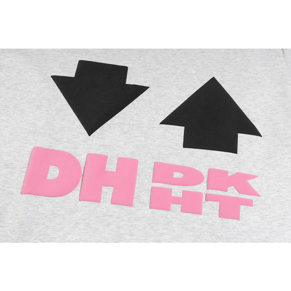New York Hip Hop Style Vintage Floral Embroidery Crew Neck Short Sleeve T-Shirt