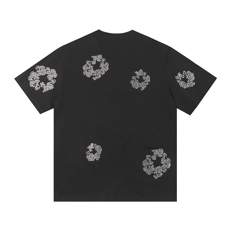 Denim Tears T Shirts Rhinestones
