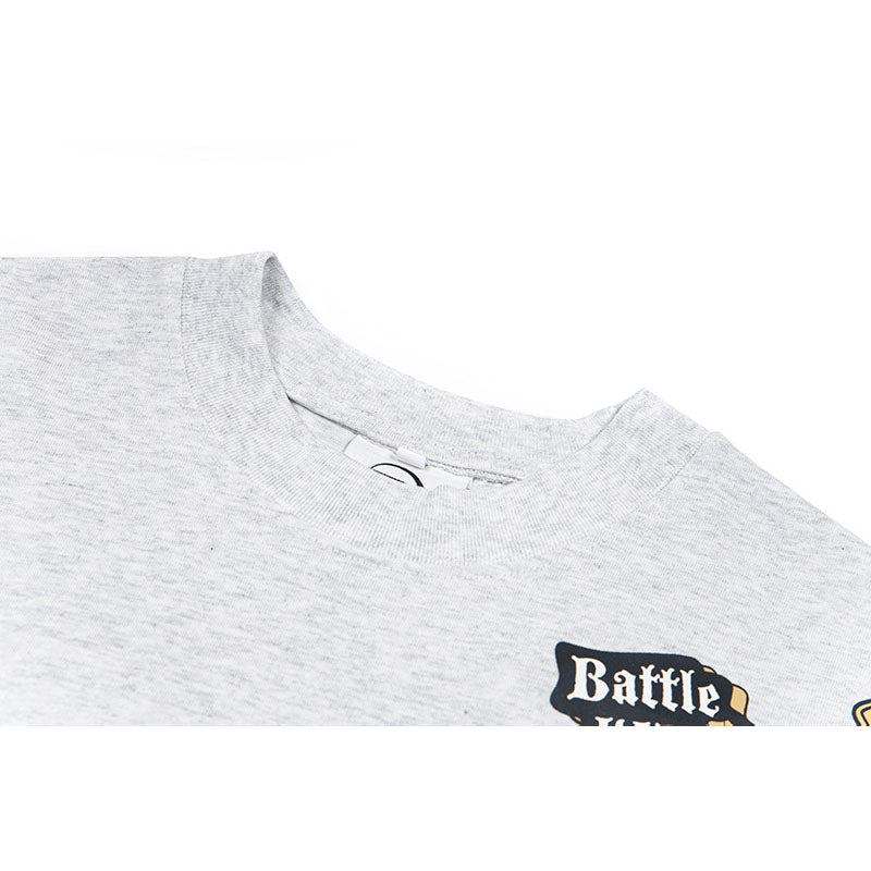 Hip Hop Shirts For Boys Cartoon Towel Embroidered Short Sleeve T-Shirt Summer Oversize Top