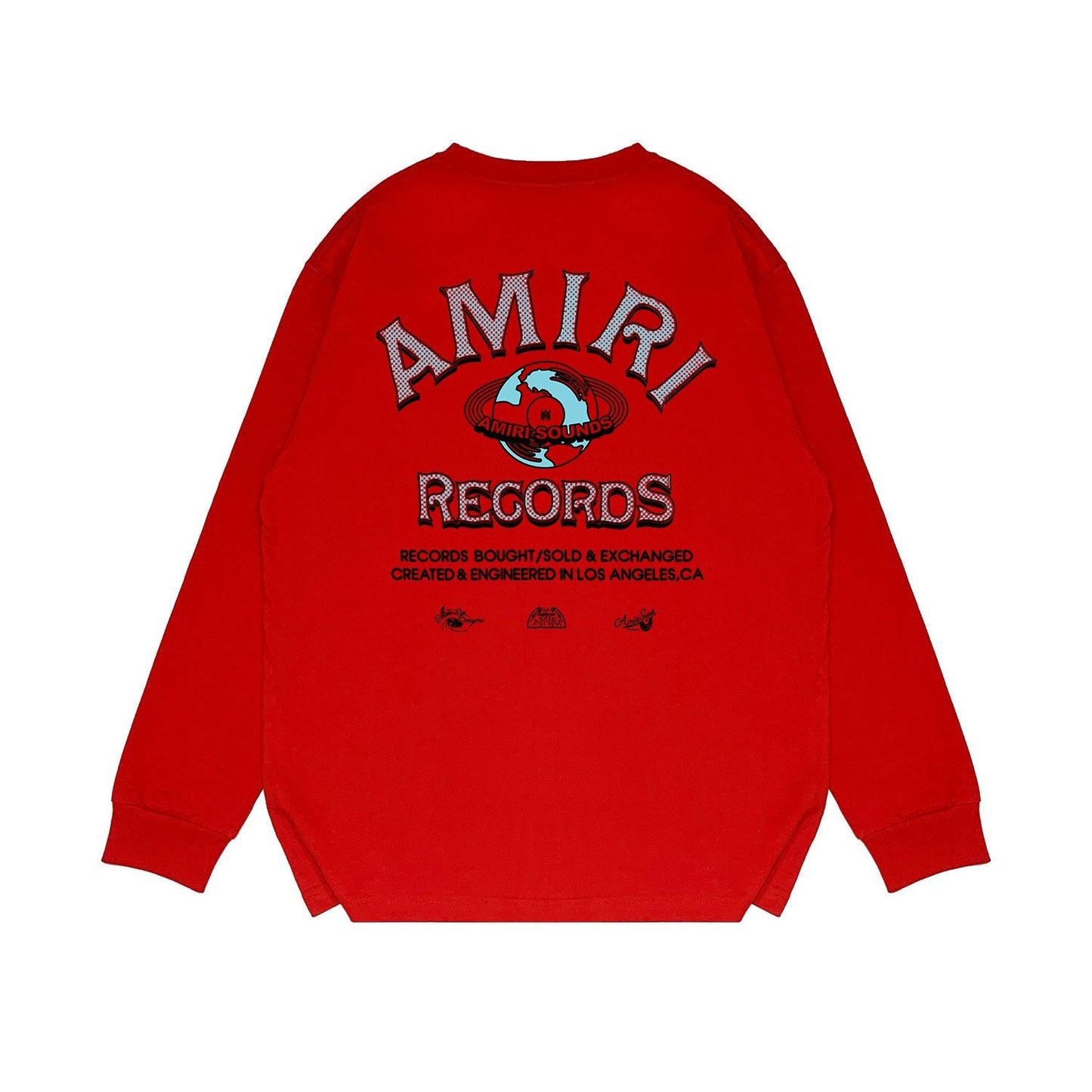 Amiri Long Sleeved Shirt Printed Trendy Pure Cotton