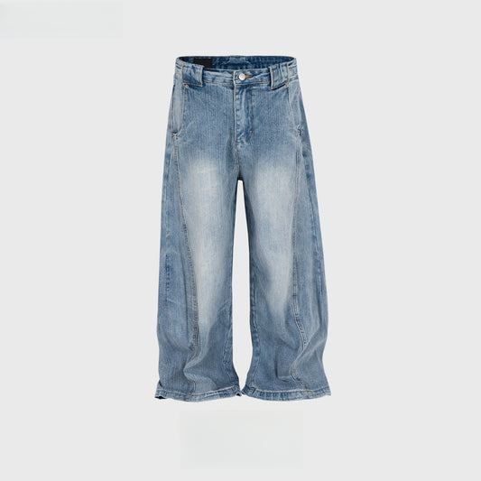 Rock Revival Jeans Washed Old Trousers Loose Jeans